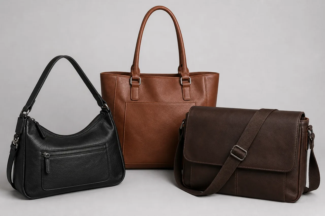 Stock di borse da donna e da uomo