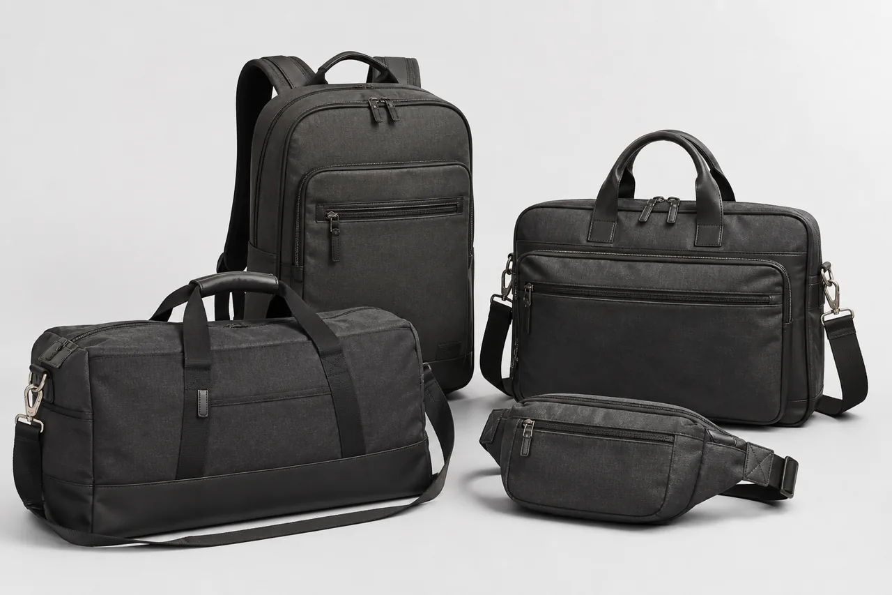 Stock di zaini, cartelle e articoli da viaggio