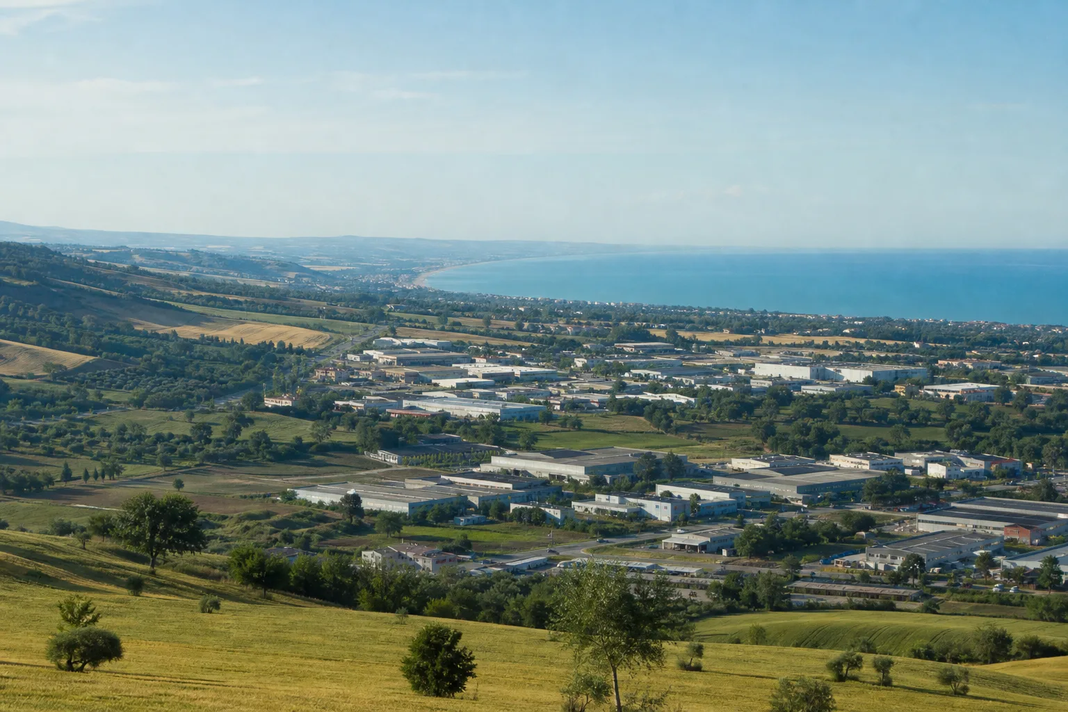 Territorio della Val Vibrata e costa teramana
